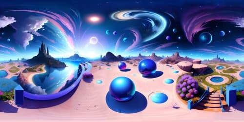 Ultra high-resolution VR360 masterpiece, top-notch quality, impeccably detailed, vibrant color palette, light and shadow interplay, immense expansiveness