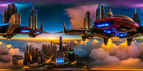 A futuristic metropolis sprawling amongst shimmering neon skyscrapers, hovering vehicles darting between gleaming towers, holographic billboards illuminating the flawless cyberpunk cityscape under a star-studded night sky, all meticulously detailed in jaw-dropping ultra-high resolution, an artistic sci-fi wonder to behold.