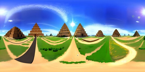 Ancient pyramid city