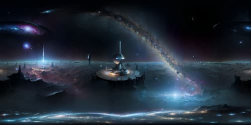 VR360 perspective of Matrix-style reality, ultra-high-resolution rendering, precision details, prominent digital abstracts, green binary code rain, cascading data, shimmering cityscapes, complex light reflections. Artistic style: masterpiece, superior quality