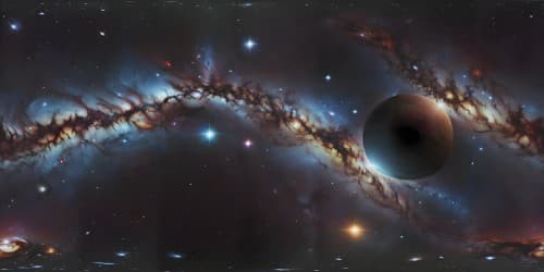 a goup of stars surouning a black hole in pace