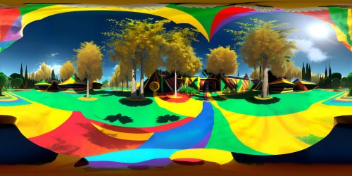 VR360 Rastafarian artist's paradise, Picasso-style abstract geometry, ultra-high-res ethnic patterns. Vibrant dreadlock trees, reggae music graphics, Bob Marley mural clouds. VR360 Ethiopian flag colors sunset, Lion of Judah constellation pattern, Jamaican culture cosmos. Masterpiece flat rendering, VR360 multi-color fusion, Rastafarian symbolism.