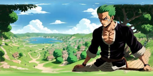 one piece character Zoro.