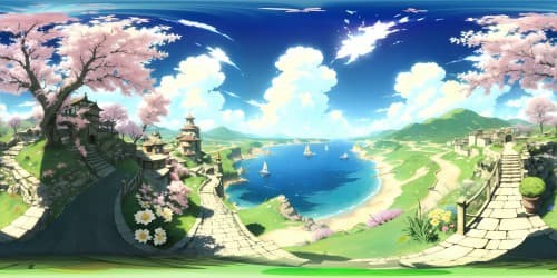 Exquisite VR360 artistry, intricate detailing, ultra high-resolution, captivating beauty, masterpiece in virtual reality, diverse color palette, mesmerizing textures, VR360 brilliance