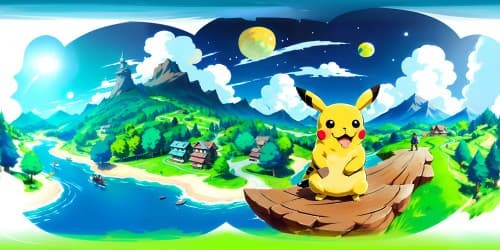 Pikachu ON A SNOWBOARD