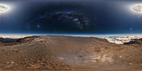 A flawless, ultra-high-resolution moonlit landscape on the cratered lunar surface, showcasing the pristine, crystal-clear sky filled with twinkling stars in breathtaking detail.