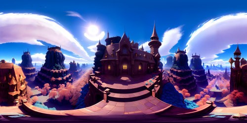 Ultra high-res VR360 view, Parisian maison close architectural detailing, masterpiece level finish. Luxurious velvet drapes, expansive stained glass skylight, vintage chandeliers refracting light. VR360 aura of vintage opulence, vibrant Parisian cityscape beyond. Art Nouveau style.