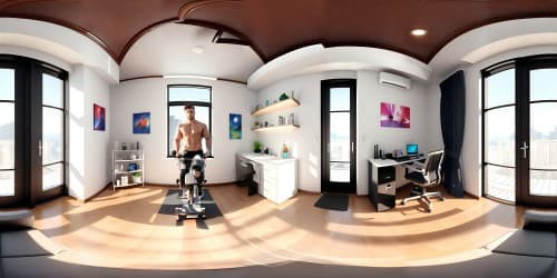 3D RENDER of a realistic male  fitness model