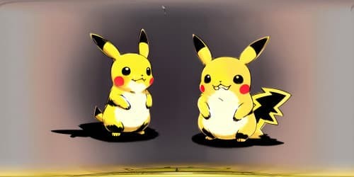 a Pikachu wears a brown sherlock-holmes-style detective cap on its headu