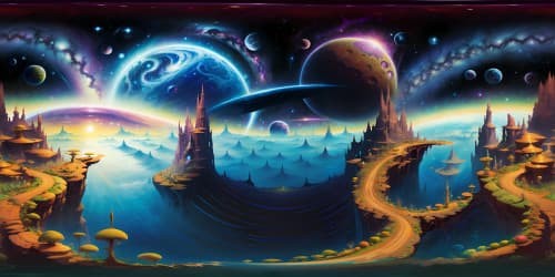 Masterpiece quality, ultra-high res VR360 view, photorealistic Milky Way galaxy, star clusters, dust lanes, nebulas, vast cosmic panorama.