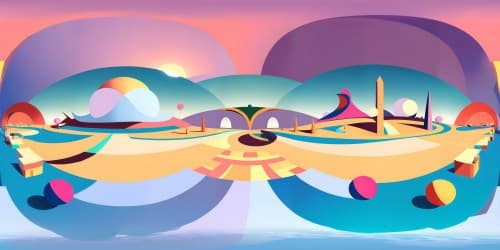 Abstract, VR360, feminine symbolism, curvaceous landscapes, high-contrast, granular textures, bold forms, Picasso-inspired, ultra high-resolution, soaring, celestial bodies, VR360, chiaroscuro effects, grand masterpiece