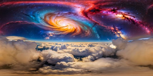 A surreally stunning and flawlessly vibrant high-definition digital artwork showcasing a breathtaking celestial nebula filled with swirling cosmic clouds, shimmering stars, and ethereal light, a true masterpiece in ultra high resolution, evoking a sense of wonder and awe.
