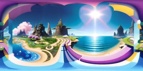 VR360 masterpiece, ultra-high resolution, pearlescent halo, ethereal wings sparkling, pastel-coloured cloudscapes, dreamlike fantasy art style, fluffy non-living bunny angel, enhanced details