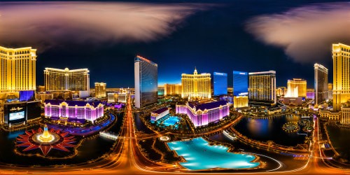 Dazzling Las Vegas streets at night, ablaze with neon lights, reflecting off sleek sports cars, luxury shops, and glamorous casinos, every detail captured flawlessly in stunning ultra-high resolution.