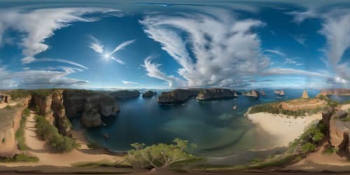 VR360 celestial paradise, ultra high res, utmost divine presence, luminescent clouds, divine light beams, ethereal, angelic realm atmosphere, masterpiece quality, VR360 divine grace, awe-inspiring godly essence