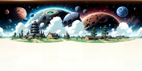 Star Trek-inspired universe, high-definition planets, advanced starships, intricate alien architecture. Optimal quality, detailed textures, ultra-high resolution. VR360 space vista, hypnotizing nebulae, myriad distant galaxies. VR360 surreal immersion, digital art style, vibrant, dynamic scene.