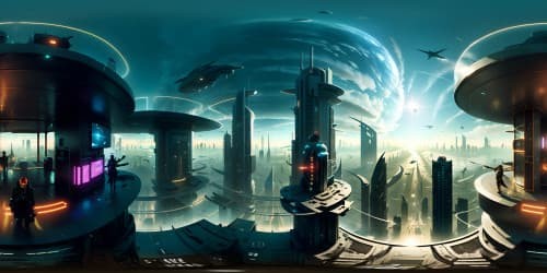 Masterpiece, zenith-quality, ultra-HD, microcosmic room, towering skyscraper, large window, plush armchair silhouette, VR360 view of sprawling cyber city, cascading rain against the glass, off in the VR360 distance, break in formidable clouds, glimpse of vast ringworld curvature, layered city upon. Style: Cyberpunk.