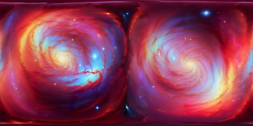 High-res VR360 nebula masterpiece, vibrant cotton candy hues, star weave, dust-kissed cosmos. VR360 galaxies scintillating, astral tendrils shimmering. Celestial grandeur, vivid brush strokes, expansive void.