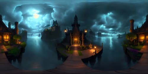 stormy sky over water