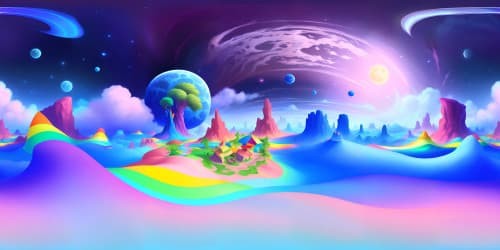 gay pride, galaxy, sunset ,rainbow colors