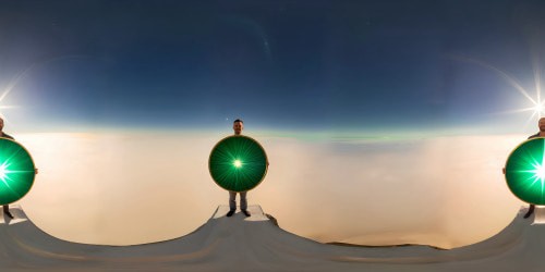 STANDING INSIDE A VERY LARGE EMERALD GREEN COLOURED CIRCLE, ABOVE THE      UNIVERSE. A  SUPER BRIGHT EMERALD GREEN COLOURED STAR SHINES DOWN FROM ABOVE ME.