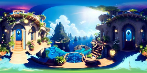 A ballroom full of Paradise tropical birds