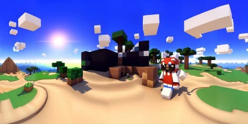 five girls wih cat ear are dancing and singing a person with cat face, butterfly wings and fish tail