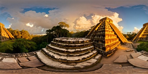 Naive Prompt: best quality, masterpiece, ultra high res

Ideal Prompt: An ancient Mayan temple illuminated by the golden hues of dawn, intricate carvings intertwined with delicate vines, verdant jungle enveloping weathered stone steps, misty sunbeams caressing cloud-speckled skies with unparalleled perfection.