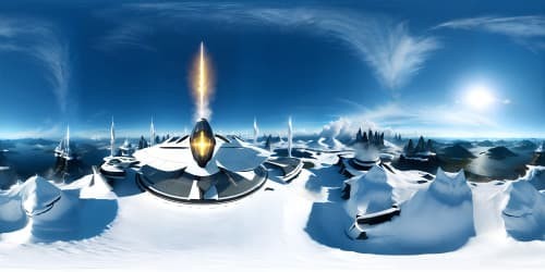 modern future space staton