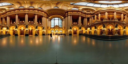 Majestic Royal Opera House captured in flawless ultra-high resolution, pristine architecture under radiant golden hour light, intricate details glimmering, a photorealistic masterpiece.