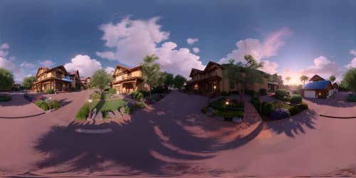 space sunset outside