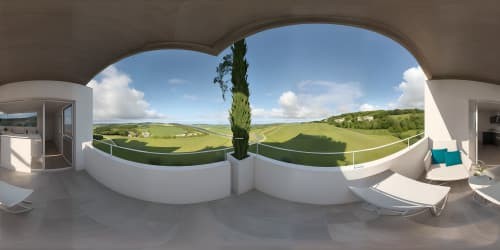 view out balcony in ireland