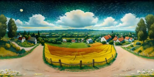 vincent van gogh fantay landscape