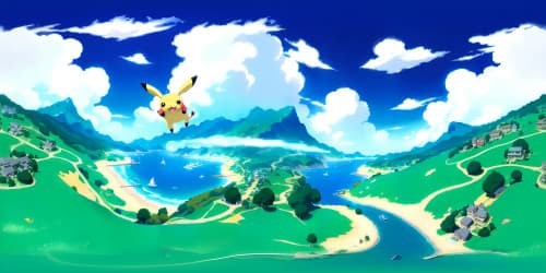 giant Pikachu in Pokemon