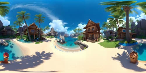 skyview island paradise blue water