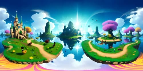 ducks everywhere with a duck castle 