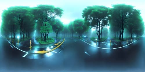 rainforrest rainy deserted alone dark no roads