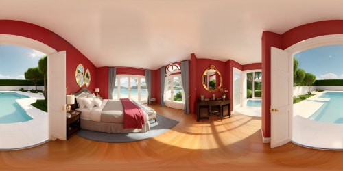 VR360 photorealistic design, quintet of princesses in white fur, hints of pink. Glossy red lips, blue eye highlights, golden hair underlined. Unique poses, squatting, uplifting arms. Distinct features focus, detailed armpits, feline ears. Ultra-high res, VR360 masterpiece, refined sophistication.Pixar-style nuances, serene ambiance. Finest detail, character distinction.