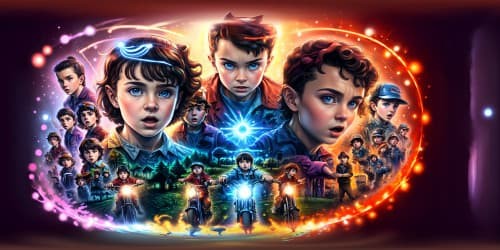 classical scene in TV series Stranger Things