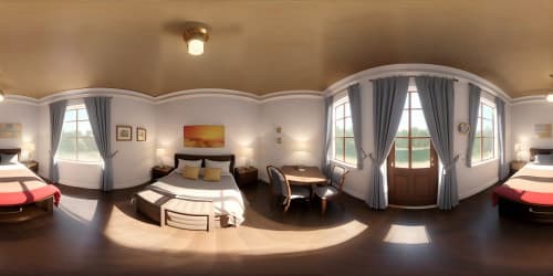 3D RENDER of a realistic room