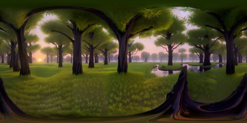 Masterpiece swamp, ultra-high resolution, serene. Real image fidelity, dusk-touched cypress, reflecting waters. Moss-blanketed trees, wispy fog. Evening's tranquillity, subtle sunset hues. VR360 view, realistic textures. Mimic of tranquillity, VR360 peaceful saturation.
