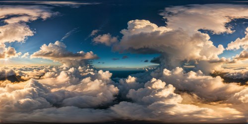 Infinite skybox with wuthering waves of clouds in ultra high resolution, swirling in a mesmerizing dance, embodying a perfect atmospheric masterpiece.