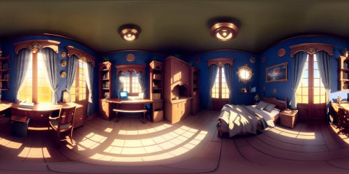 The interior of a well decorated castle that houses a school for wizards