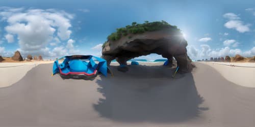 naked woman on beach