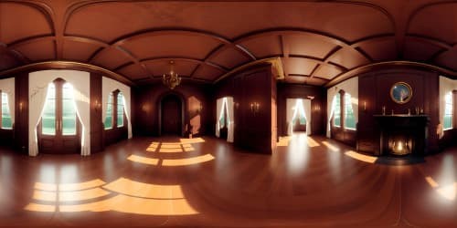 VR360 ultra high-res rendering, Poudlard's Chambre des Secrets captured in masterpiece style. Enthralling Gothic architecture, stone-walled room, imposing snake statues, floating candles. Style: detailed realism, meticulous shadowing, soft-lit ambience.