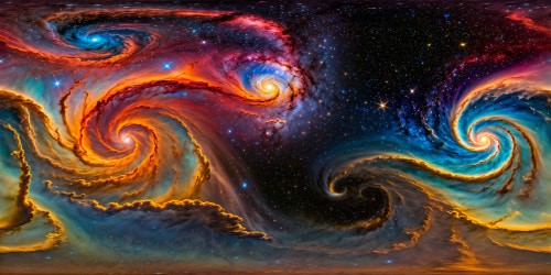 A breathtaking cosmic tapestry captured in ultra-high resolution, a peerless masterpiece showcasing vast swirling galaxies, ethereal nebulae, and a flawless display of the infinite celestial expanse.