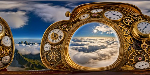 A gallery of intricately detailed, flawless antique pocket watches, each a work of art in itself, meticulously aligned under pristine gallery lighting, shimmering with elegance in high definition.