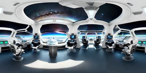  bridge of the starship enterprise over looking the planet Jupiter