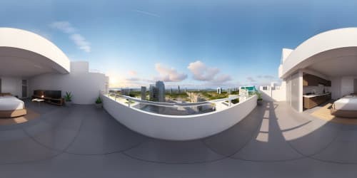 rooftop penthouse view