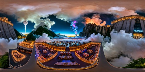 Exquisite ultra high-res indoors anime stripclub, twenty animated shirtless woman, exclusivly females with large chests, mingling amidst neon lights and smoke with shimmering glassware, enveloped by intricate decor and a blackout-drunk ambience, embodying a vibrant party atmosphere brimming with social immersion and lively revelry in flawless detail. lewd 